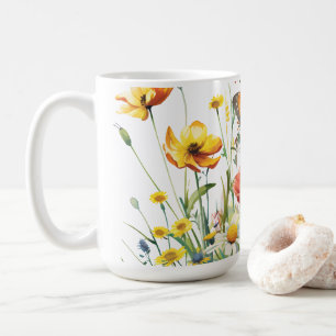 Butterfly in the Garden Coffee Mug