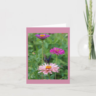 Butterfly in the Garden Holiday Card