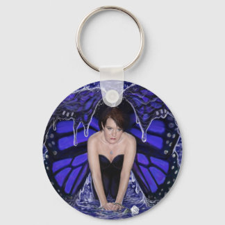 butterfly in the rain key ring