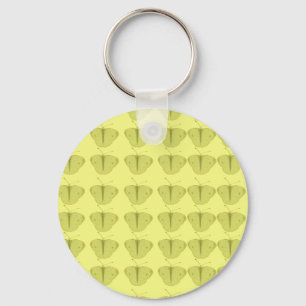 Butterfly in yellow key ring