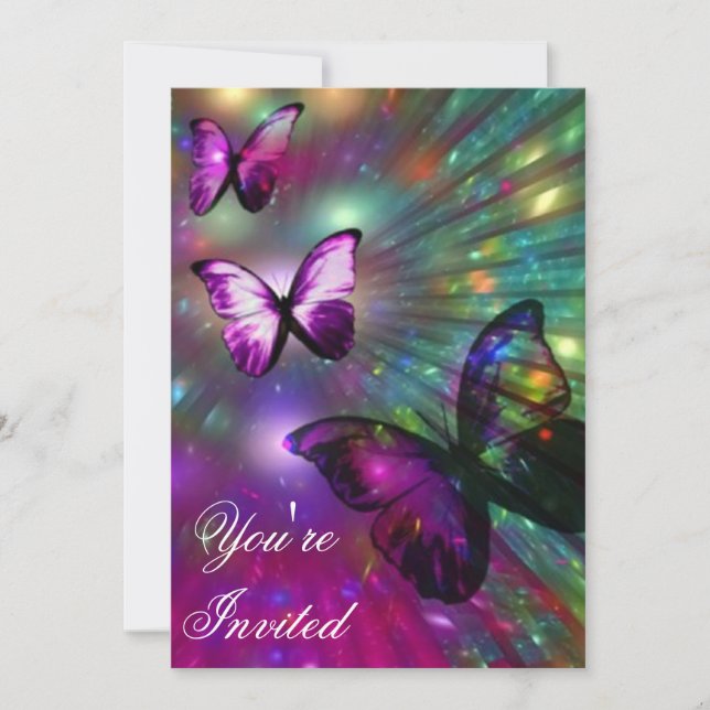 Butterfly Invitations (Front)