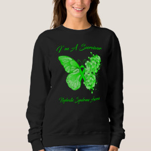 Butterfly Iu2019m A Survivor Nephrotic Syndrome Aw Sweatshirt