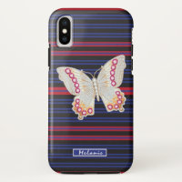 Butterfly  Jewelry  Abstract retro minimal stripes