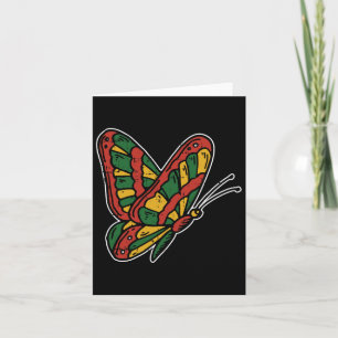 Butterfly Juneteenth Blm Black History African Ame Card