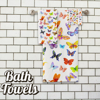 Butterfly Kaleidoscope of Joy Bath Towel Set