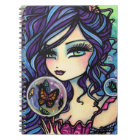 Butterfly Keeper Mermaid Notebook by Hannah Lynn