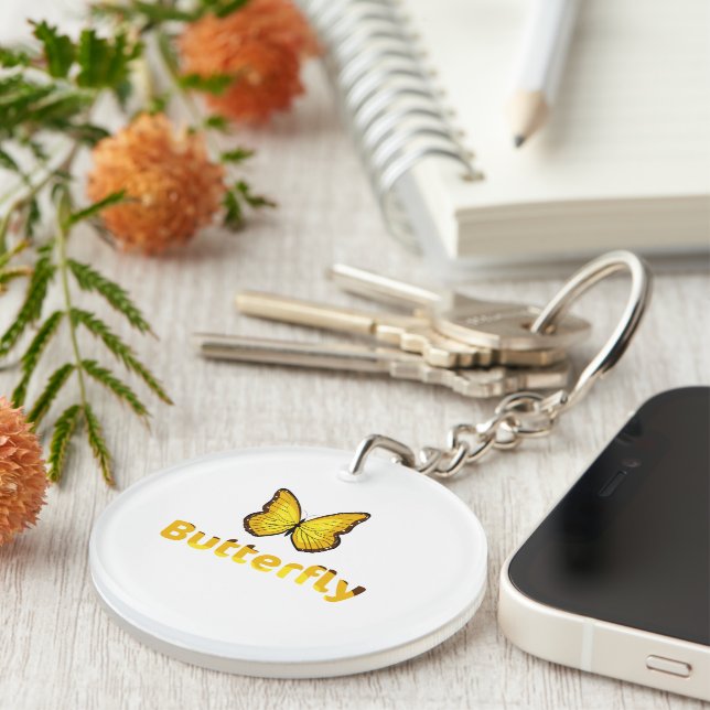 Butterfly Key Ring (Front Right)