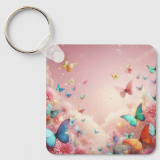 butterfly key ring