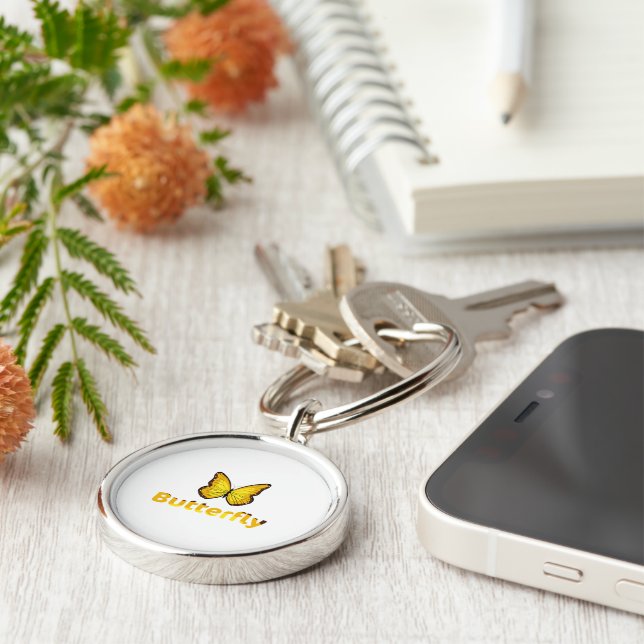 Butterfly Key Ring (Side)