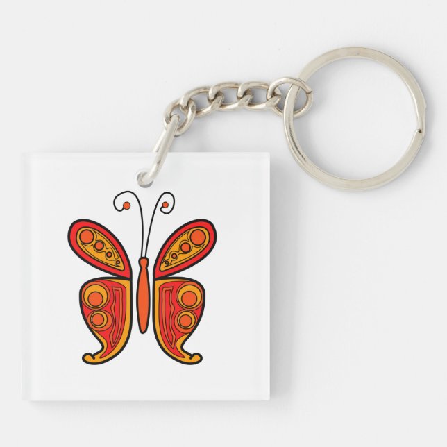 Butterfly Key Ring (Back)