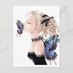 Butterfly Kiss, Daisey Van Diesel Postcard