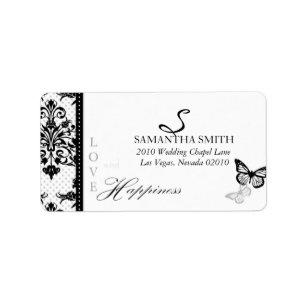 Butterfly Kisses Address Label B_DrMullins