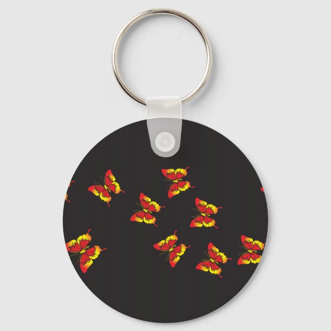 Butterfly Kisses and Dreams Key Ring (Front)