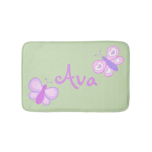 Butterfly Kisses Bath Mat (Front)