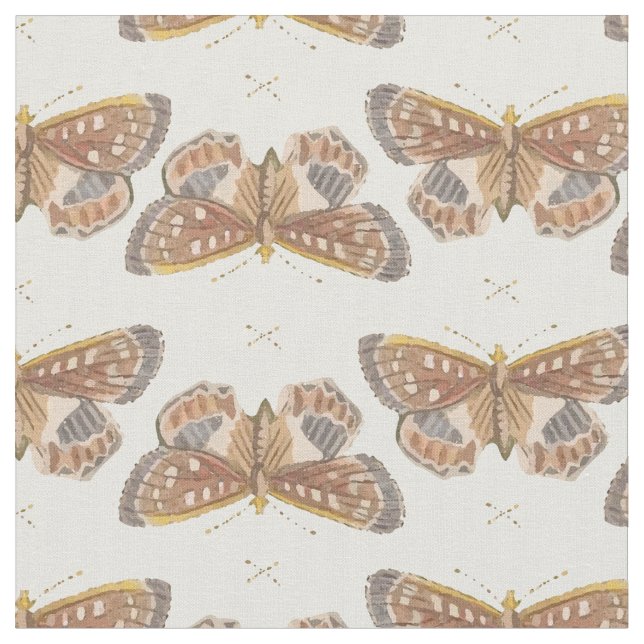 Butterfly Kisses Boho  Fabric (Close Up)