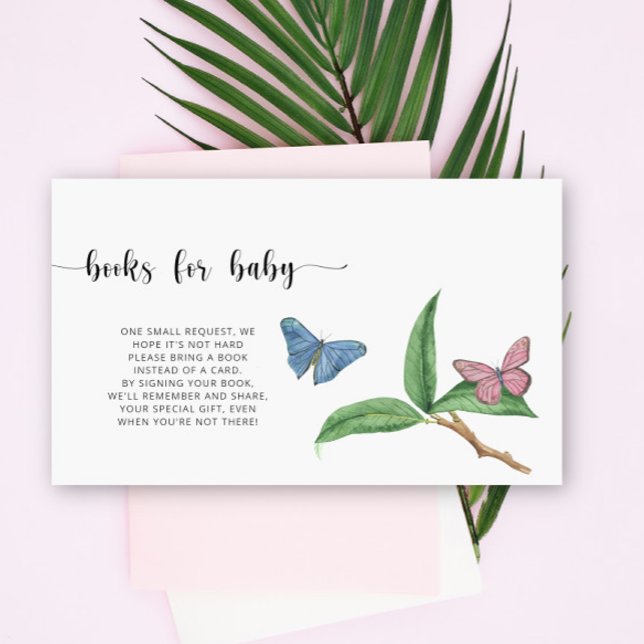 Butterfly Kisses books for baby ticket  Enclosure Card (Creator Uploaded)
