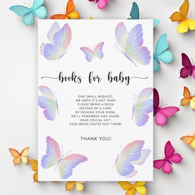 Butterfly Kisses books for baby ticket  Enclosure Card (Creator Uploaded)