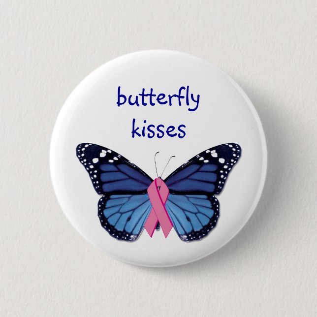 Butterfly Kisses Button (Front)
