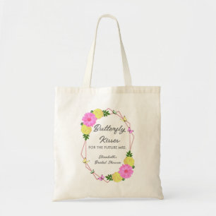 Butterfly Kisses For The Future Mrs. Bridal Shower Tote Bag
