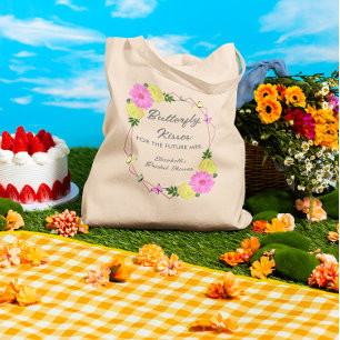 Butterfly Kisses For The Future Mrs. Bridal Shower Tote Bag