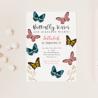 Butterfly Kisses Girls Birthday Party