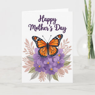 Butterfly Kisses Mothers Day Card