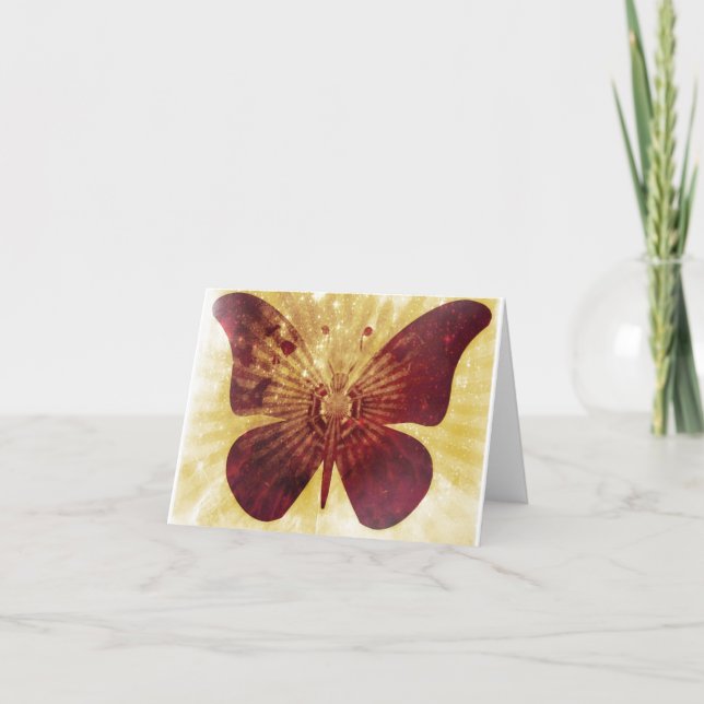 Butterfly Kisses Note Card (Front)