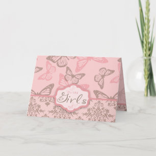 Butterfly Kisses Petal Card