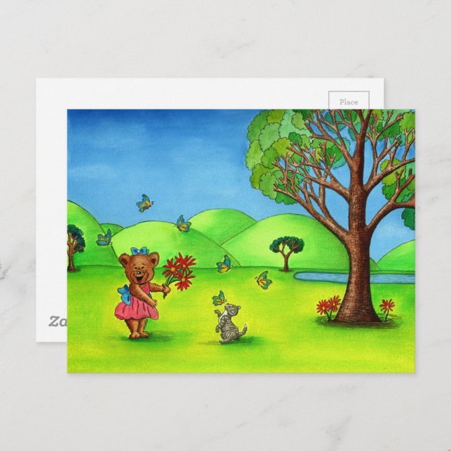 "Butterfly Kisses" Postcard (Front/Back)