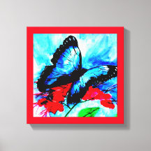 Butterfly kisses watercolor print