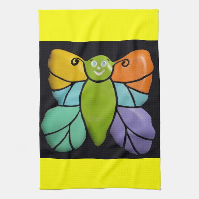 Butterfly Kitchen Towel (Vertical)