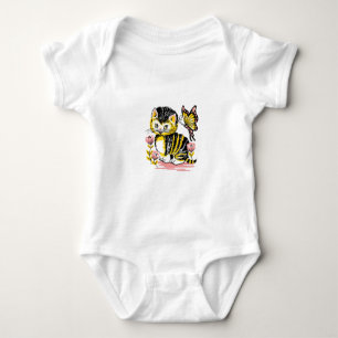 Butterfly & Kitten Baby Bodysuit