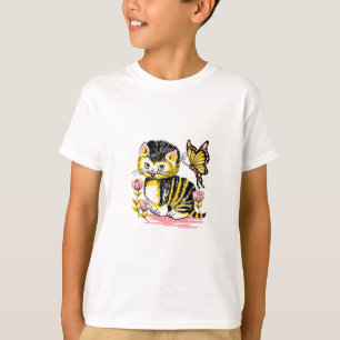 Butterfly & Kitten T-Shirt