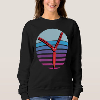 Butterfly Knife Balisong Quote 14 Sweatshirt