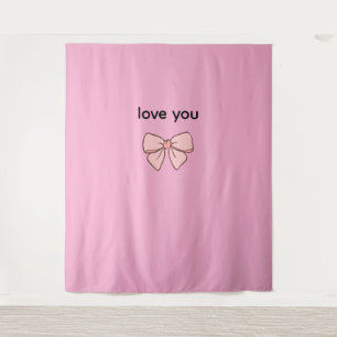 Butterfly knot drapery tapestry