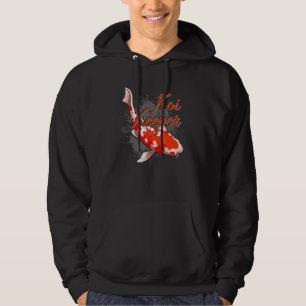 Butterfly Koi Pond Showa Koi Fish Tancho Sanke Koh Hoodie