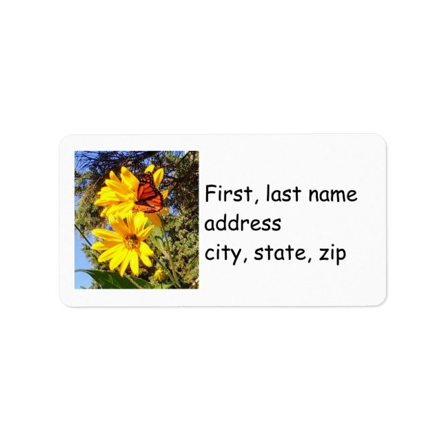 Butterfly Label (Front)