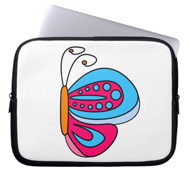Butterfly Laptop Sleeve (Front)
