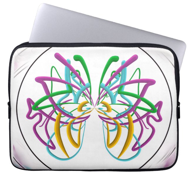Butterfly Laptop Sleeve (Front)