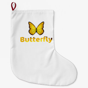 Butterfly Large Christmas Stocking