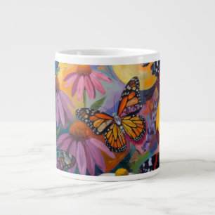 Butterfly large coffee mug