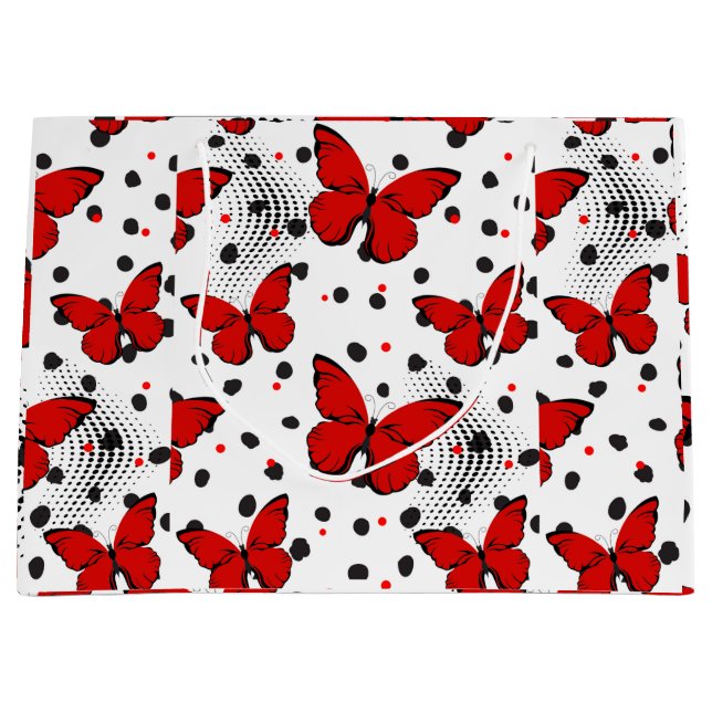butterfly large gift bag (Front)