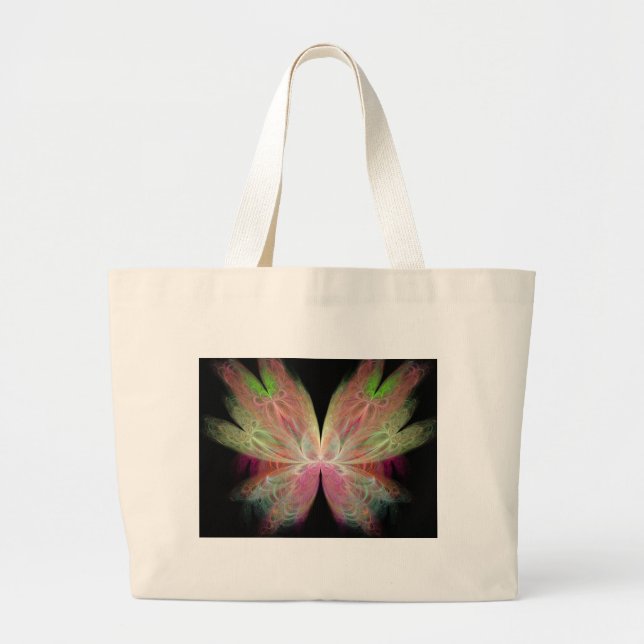 Butterfly Large Tote Bag (Front)