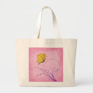 BUTTERFLY LARGE TOTE BAG
