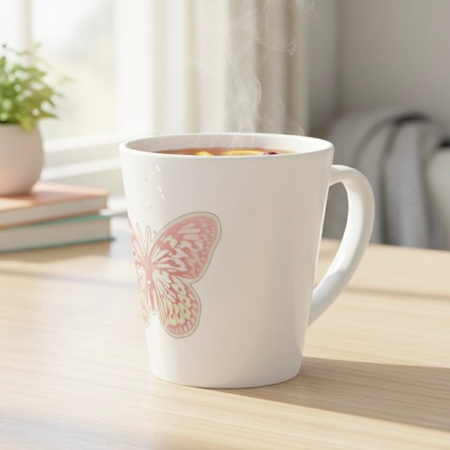 Butterfly Latte Mug (Creator Uploaded)