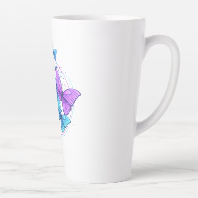 Butterfly Latte Mug for Coffee Lovers (Right)