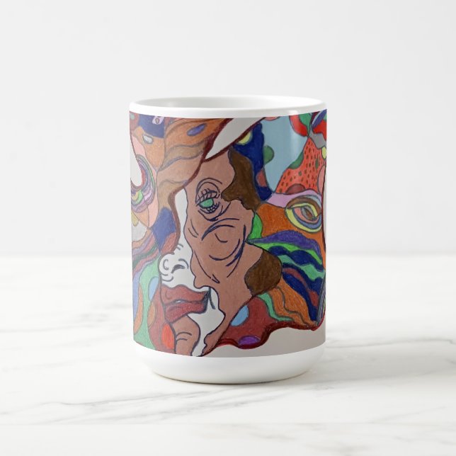 Butterfly Leaf Portrait Coffee Mug (Center)