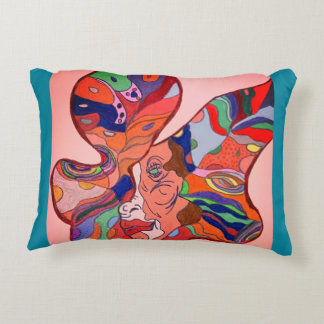 Butterfly Leaf Portrait Decorative Cushion