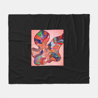 Butterfly Leaf Portrait Fleece Blanket