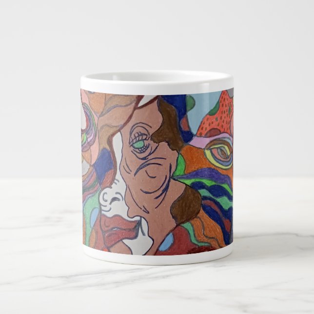 Butterfly Leaf Portrait Speciality Mug (Front)